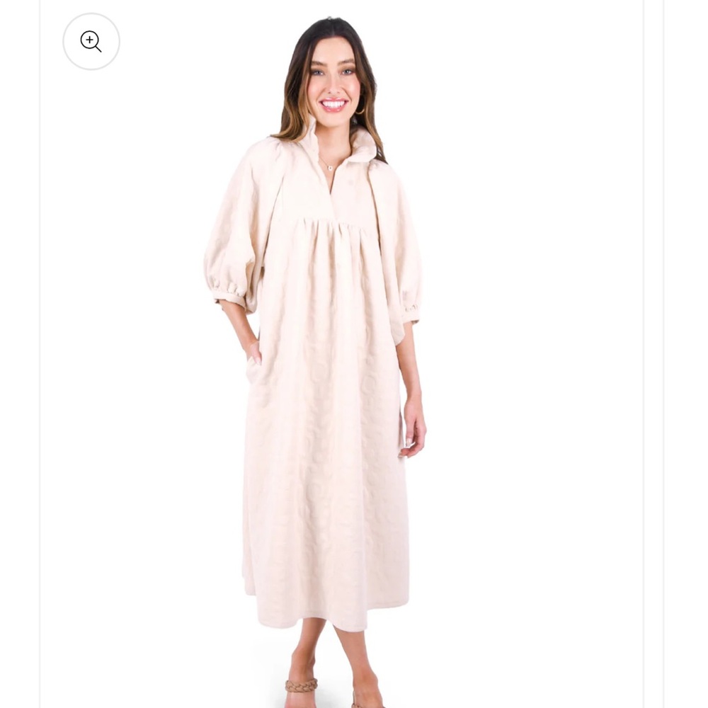 Emily McCarthy Stella Midi in Sandstone